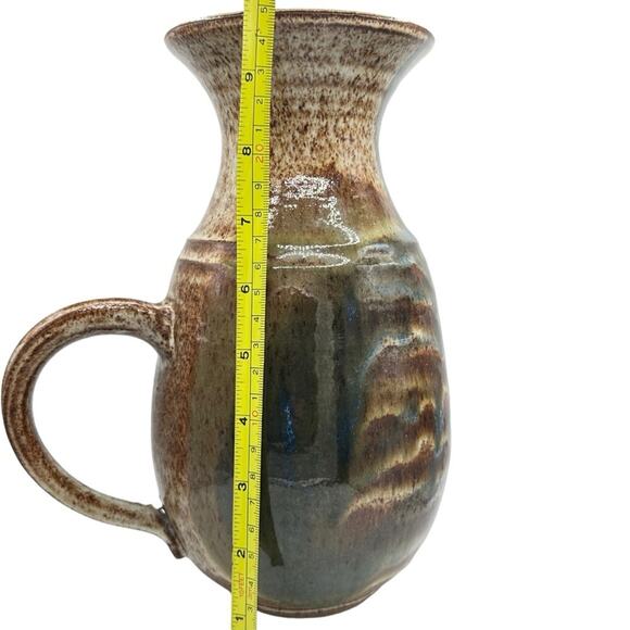 Lunt Signed Stoneware Pottery Pitcher - Picture 8 of 8